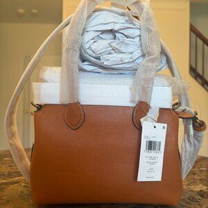 NWT Coach Toffee-Color Soft Empire 21 Top-Handle Crossbody Carryall Bag